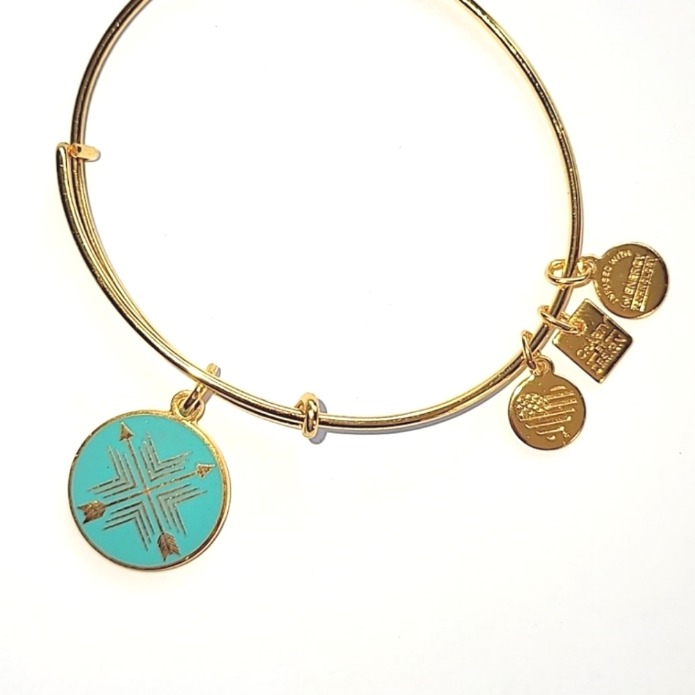 ALEX AND ANI "ARROWS OF FRIENDSHIP" BANGLE BRACELET - Picture 7 of 7